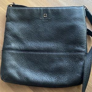 Black Pebble Leather Kate Spade Crossbody